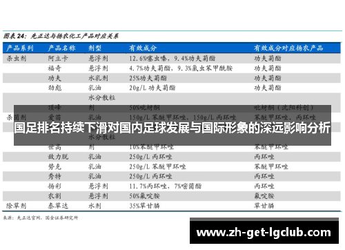国足排名持续下滑对国内足球发展与国际形象的深远影响分析